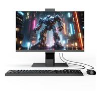 PC tout-en-un 23,8" tactile IPS, caméra intégrée, adapté maison et bureau | Processeur Core N95, RAM 16 Go, SSD 512 Go, ports compatibles écrans externes, imprimantes & appareils industriels, Wi-F6