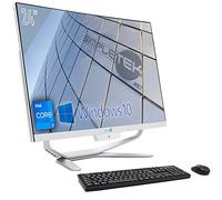 PC tout-en-un 24" Full HD Incurvé Core i7 Jusqu'à 3,90 GHz Windows 10 Pro 8 Go RAM SSD 240 Go Webcam 1080p WiFi5 BT HDMI Ordinateur fixe Aio Home école travail Simpletek