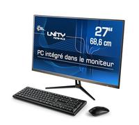 PC Tout-en-Un CSL Unity F27B-ALS, 68,58 cm (27 Pouces, 1920x1080 Full HD) - AIO Puissant (Intel N200 CPU 4x3700 MHz, 256 Go SSD, 32 Go DDR4-RAM, Win 11 Home), Noir