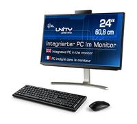 PC Tout-en-Un CSL Unity U24B-AMD, 60,5 cm (23,8 Pouces, 1920x1080 Full HD) - AIO Puissant (AMD Ryzen 7 5700G CPU 8x3800 MHz, 2000 Go SSD, 32 Go DDR4-RAM, Windows 11 Pro), Noir
