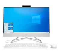 PC tout en un HP 24-df0076nf 23,8" Intel Core i3 4 Go RAM 128 Go SSD + 1 To SATA Blanc neige Blanc G