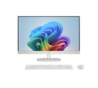 HP PC tout-en-un 27-cr0077nf 27" Copilot+ AMD Ryzen 7 16 Go 512 Go SSD Blanc coquillage