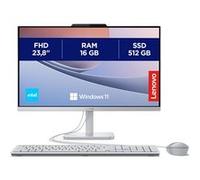 Lenovo A100 23,8" Intel N100 16 Go RAM 512 Go SSD Gris nuage