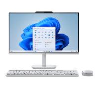 Lenovo PC Tout-en-Un A100 23,8'' Intel N100 8 Go 256 Go SSD Windows 11 Gris Cloud