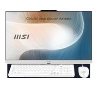 PC Tout-en-un MSI - 24'' - Sans Windows -Ecran FHD - I5 1240P - RAM 16Go - Stockage 500Go -Clavier et souris filaire
