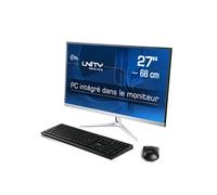 PC Tout-en-Un CSL Unity F27W-ALS, 68,58 cm (27 Pouces, 1920x1080 Full HD) - AIO Puissant (Intel N200 CPU 4x3700 MHz, 2000 Go SSD, 8 Go DDR4-RAM, Win 11 Pro), Blanc