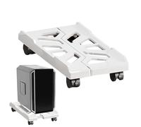 PC Tower Stand - Misque D'ordinateur, Sous-portez Du Bureau | Stand De Plancher Avec Roues Roulantes, Conception De Ventilation Élevée Pour Les Joueurs Et Les Étudiants, Une Colonne Montante Du Proces