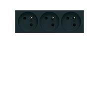 PC triple goul 2P+T 16A night - APPAREILLAGE MURAL GALLERY HAGER WXF423N