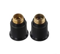 PC0114 Lot de 2 capuchons de protection plasma pour chalumeau de coupe plasma S75 et buse extérieure en cuivre compatible avec l'industrie pour le travail des métaux CNC