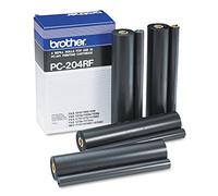 PC204RF Thermal Transfer Refill Roll, Black, 4/Pack, Sold as 1 Package