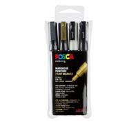 POSCA Set de 4 marqueurs PC3M – Pochette GSW