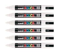 [PC5M BL-6] Posca Lot de 6 Marqueurs pointe conique moyenne pc5m 1,8 - 2,5mm ...