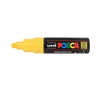 Posca – Marqueur PC-7M – Pointe large conique – Indélébile, opaque – Jaune fluo