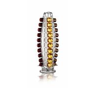Krups Porte-capsules Nespresso XB300000 Tournant 40 unités Métal chrome