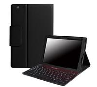 Pcatec Sony Xperia Z4 Tablette détachable de 25,7 cm de couvercle de clavier - [New Version] détachable caché clavier Bluetooth sans fil Muti-angle Folio PU Cuir Smart Cover pour Sony Xperia Z4 Tablette 25,7 cm Tablette noir