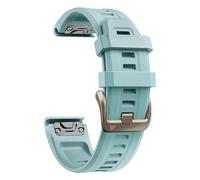 PCAVO Bracelet de montre 20 mm pour Garmin Fenix 5S 6S 7S Pro Solar Ajustement rapide avec boucle dorée clair en silicone souple 20 bracelets de rechange pour Garmin Epix Pro Gen 2 42 mm Descent Mk2s