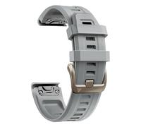 PCAVO Bracelet de montre 20 mm pour Garmin Fenix 5S 6S 7S Pro Solar Ajustement rapide avec boucle dorée clair en silicone souple 20 bracelets de rechange pour Garmin Epix Pro Gen 2 42 mm Descent Mk2s