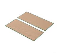PCB Platine Uncut Stripboard 2 Pcs Single Side Circuit Board for Electronics Prototyping