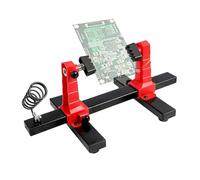 PCB Soldering Clamp | Réglable ABS Electronics Repair Stand | Multifunction PCB Holder With Base For Phone Motherboard Assembly Disassembly | Soldering Iron Support Tool For Circuit Board Maintenanc