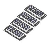 PCB W précis: Tube à 4 Chiffres I 4 Set 4 Chiffres Digit Digital LED Display Board 7 Segments Module d'horloge TM1637 0,56 Pouces Jaunes MRA041E Les Planches d'élève Numérique de Votre Chiffre