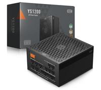 PCCOOLER CPS YS1200 Alimentation, 1200W 80 Plus Gold certifié Bloc d’alimentation de jeu PCIe 5.1 et ATX 3.1 entièrement modulaire, large compatibilité, condensateurs électrolytiques Full Japan, 1200W