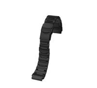 PCCWBCPJC Bracelet de montre en acier inoxydable massif, accessoires compatibles avec Casio Heart Of Steel GST-B300, Bracelet en métal modifié Gst-b300(Black)