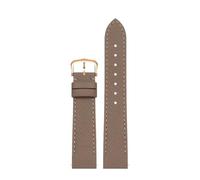 PCCWBCPJC Bracelet en cuir de vache, Compatible avec Cartier Dumont, Bracelet de montre en cuir de veau à dégagement rapide, boucle ardillon en acier(A-elephant grey-rg,19mm)