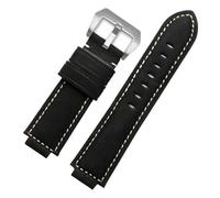 PCCWBCPJC Bracelets de montre compatibles avec Timex Tide Compass T2n720 T2n721 T2n739, bracelet de montre en Nylon for hommes, ceinture en cuir(Black-Steel-K11)