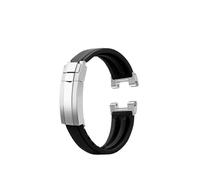 PCCWBCPJC Compatible avec la série Casio, bracelet en acier cœur 5513 GST-B100/W300/400G/W110/S120, bracelet de montre en caoutchouc modifié, accessoires for hommes(Black-silver)