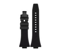 PCCWBCPJC Compatible avec le bracelet en caoutchouc Tissot PRX T137 Band Super Player 40 mm Bracelet de montre for homme T137407 T137410A Remplacer le bracelet de montre(Black-black-b)