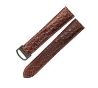 PCCWBCPJC Une variété de styles disponibles Bracelet de montre crocodile noir marron compatible avec le bracelet de montre en cuir Cartier Solo 17 20 22 24 25 mm(Brown-Black-Z4,24mm)
