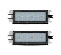Pcdsech Feu Éclaireur Plaque Pour Clio II 11998 1999 2000-2004 Pour Clio Campus/Stonia 2003-2012 1PC/2PCS 18 SMD Blanc LED Éclairage De Plaque D'Immatriculation(1 PIECE)