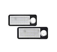 Pcdsech Feu Éclaireur Plaque Pour RS6 Pour A6 Pour C5 4B Avant Wagon 1998 1999-2005 RS6 RS6 Plus 2003 2004 2005 Éclairage De Plaque D'immatriculation À LED Blanc