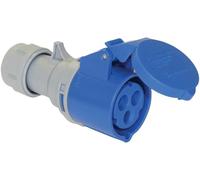 PCE - 213-6TT - 16a 230v 3p Cee Prise Industrielle, Ip44, Bleu