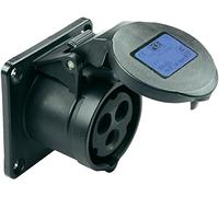 Prise femelle CEE-CARA 16 A 3 pôles PCE venttechnik 313-6x 230 V noir 1 pc(s)