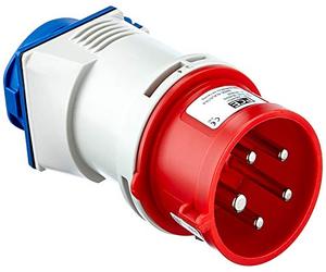 PCE 47422L Caravan Adaptateur 1xCEE 5 Broches, 16 a, 1 x schuko 16A