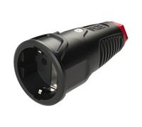 PCE PCE Coupleur à contact de protection IP20 en caoutchouc plein 16A / 250V AC / 3p (2P+E) Quantité:1