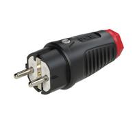 PCE PCE Fiche de protection IP54 en caoutchouc 16A / 250V AC / 3p (2P+E) Quantité:1