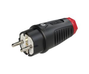 PCE PCE Fiche de protection IP54 en caoutchouc 16A / 250V AC / 3p (2P+E) Quantité:1