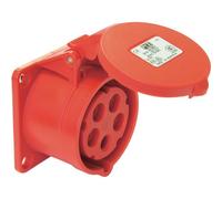 PCE Prise femelle CEE 32 A 5 pôles 325-6tt 400 V rouge 1 pc