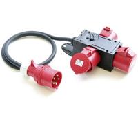 PCE Répartiteur de courant CEE SIROX 953.0113 Répartiteur CEE 32 A avec câble H07RN-F 5 x 6 mm² IP44