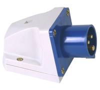 PCE Unitec 47405L Raccord Mural CEE pour Caravane 16 A 3 pôles Bleu