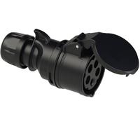 Femelle CEE 16 A 5 pôles PCE venttechnik 215-6ttx 400 V noir 1 pc(s)