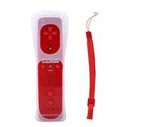 PCENIRLOP Wireless Gaming Controller, Somatosensory Game Handle Controller Gamepad Built in Accelerator for Wii/WiiU for PC & 3 & Android/535(Rosso)