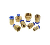 PCF 4MM 6MM 8MM 10MM 12MM Hose OD to 1/8'' 1/4'' 3/8'' 1/2'' Female threaded Push In Fitting Pneumatic Air Hose Connector NWPNLXEA(4mm OD Hose,M5)