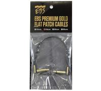 EBS Câble de patch guitare PG18 Haut de gamme Compact 18 cm Or