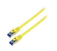 PCF6A-10CC-0150-Y Patch cord S/FTP 6a Line CCA LSZH jaune 15m 26AWG Veines: 8...