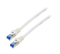 PCF6A-10CC-1000-W Patch cord S/FTP 6a Line CCA LSZH blanc 10m 26AWG veines : ...
