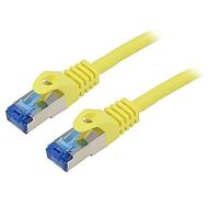 PCF6A-10CC-1000-Y Patch cord S/FTP 6a Line CCA LSZH jaune 10m 26AWG Veines: 8...