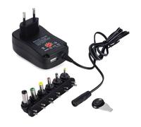 PChero Adaptateur Secteur Universel AC/DC Adapter Switching Power Supply avec 6 Adaptateur Plugs